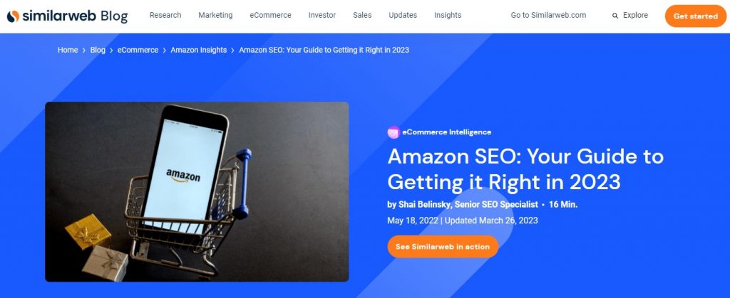 article pilier sur le SEO Amazon